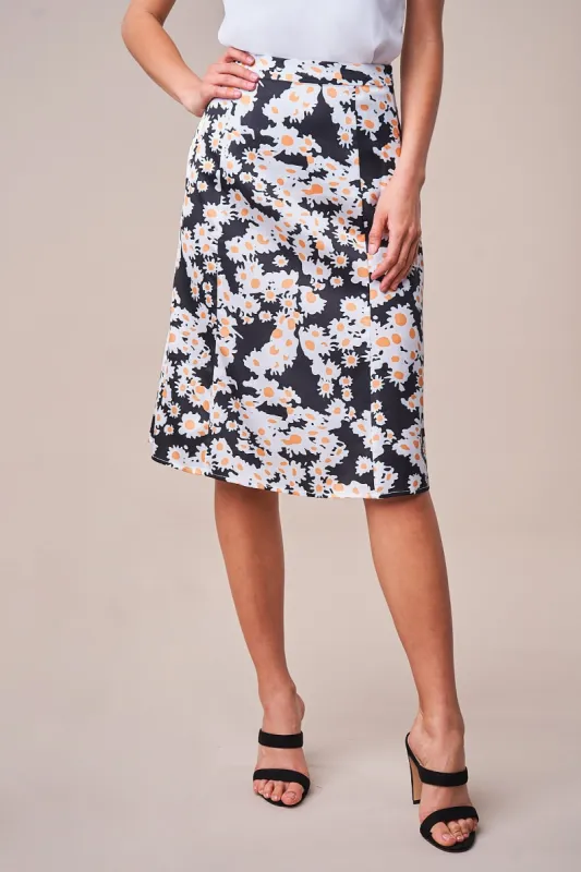 Delicate Sunflower Midi Skirt sold by Sugarlips