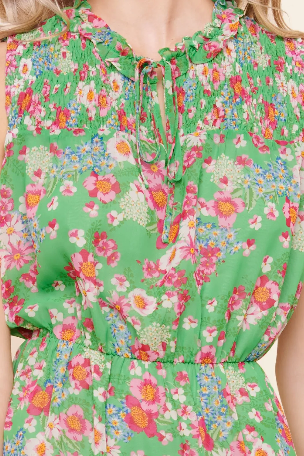 Akina Graceland Ruffle Trim Mini Dress sold by Sugarlips product image thumbnail 2