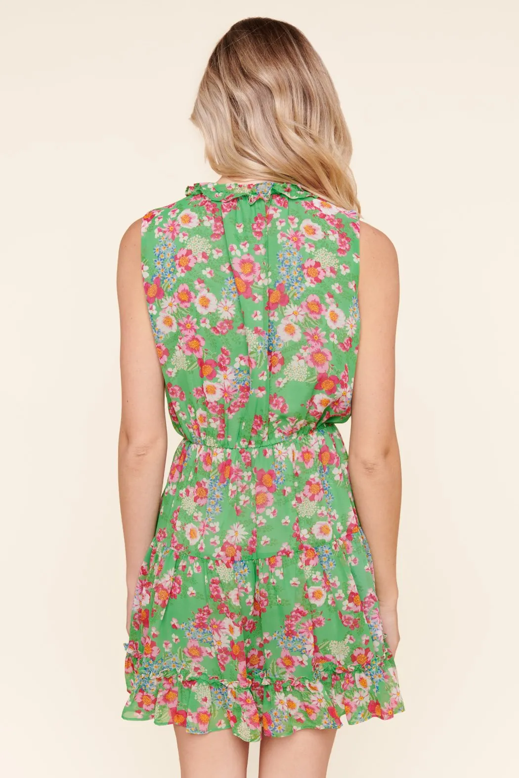 Akina Graceland Ruffle Trim Mini Dress sold by Sugarlips product image thumbnail 3