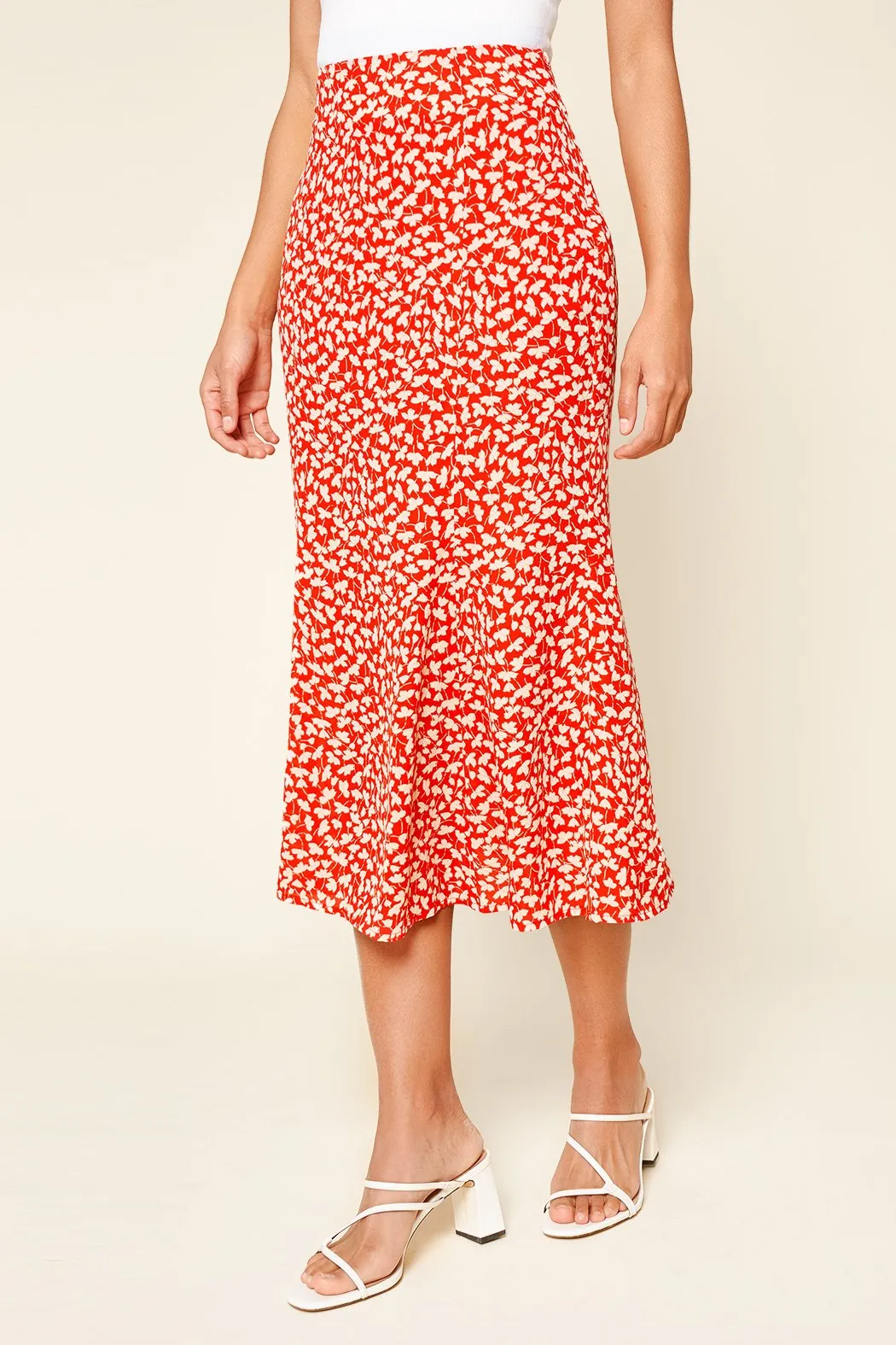 Pretty Fresh Floral Print Midi Skirt sold by Sugarlips product image thumbnail 3