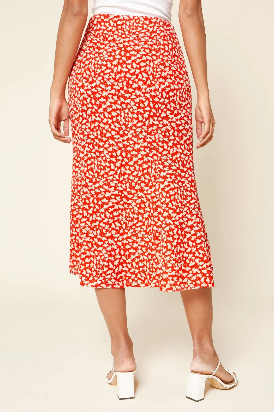 Pretty Fresh Floral Print Midi Skirt sold by Sugarlips product image thumbnail 2