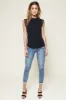 Rozie Sleeveless Lace Trim Blouse sold by Sugarlips