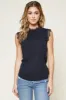 Rozie Sleeveless Lace Trim Blouse sold by Sugarlips