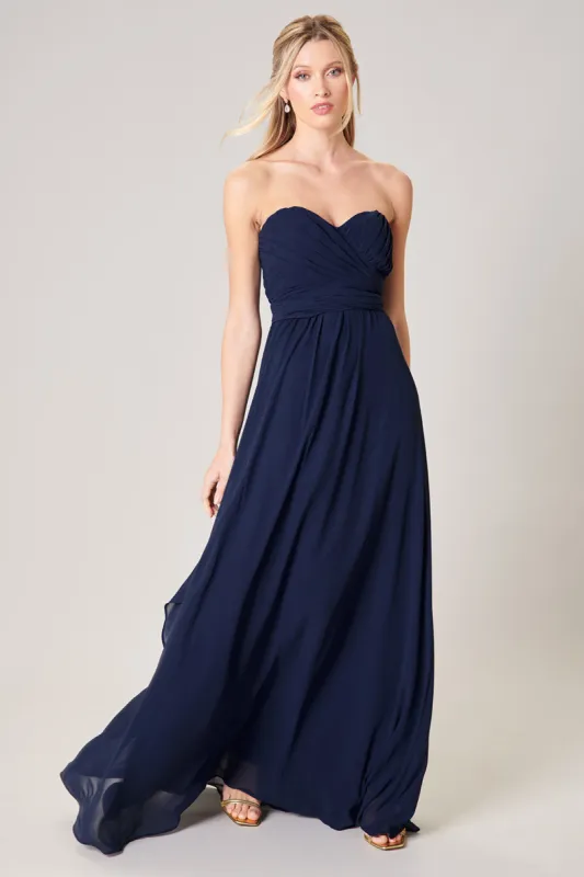 Beloved Ruched Sweetheart Convertible Dress sold by Sugarlips