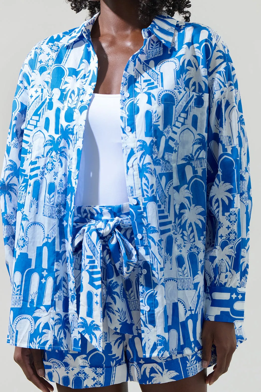 Nala Regie Boyfriend Button Down Shirt sold by Sugarlips product image thumbnail 5