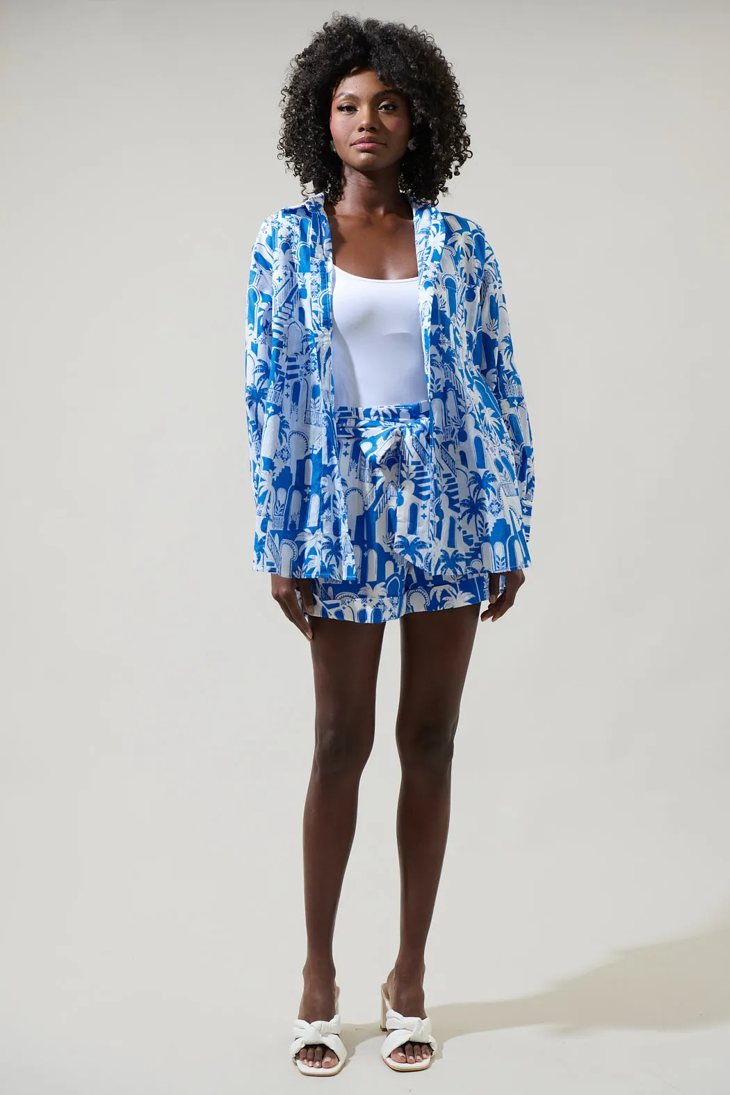 Nala Regie Boyfriend Button Down Shirt sold by Sugarlips product image thumbnail 4