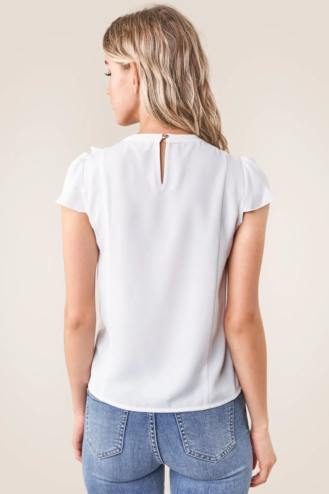 Santee Lace Inset Top sold by Sugarlips product image thumbnail 2