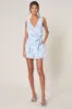 Allegra Floral Honey Surplice Romper sold by Sugarlips