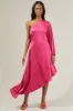 Gina One Shoulder Maxi Dress sold by Sugarlips