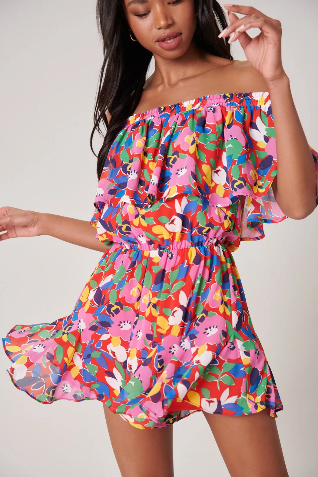 Sweet Soul Off the Shoulder Besame Romper sold by Sugarlips product image thumbnail 5