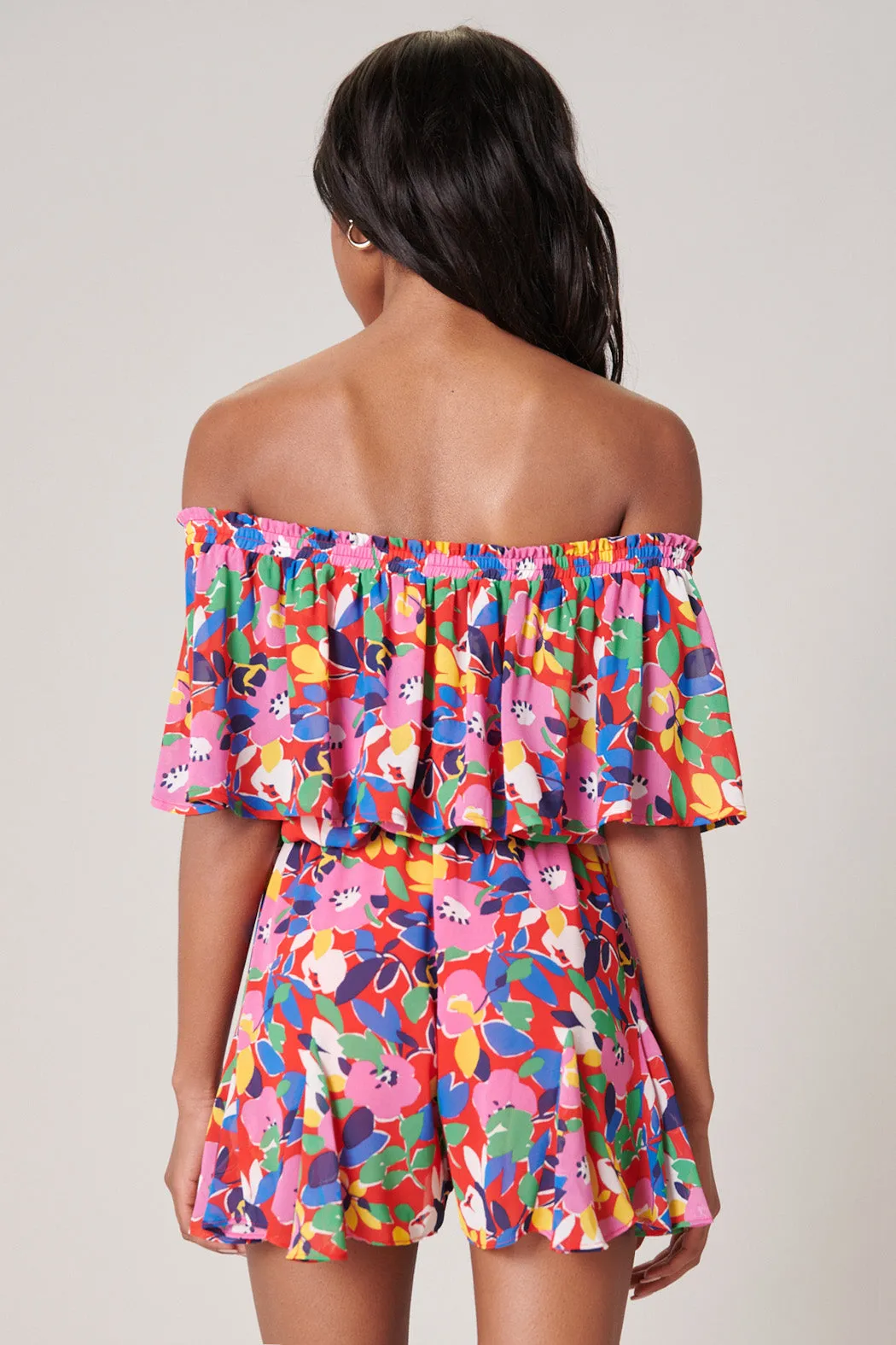 Sweet Soul Off the Shoulder Besame Romper sold by Sugarlips product image thumbnail 2