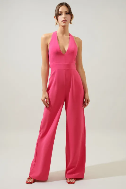 Chelsea Halter Jumpsuit sold by Sugarlips