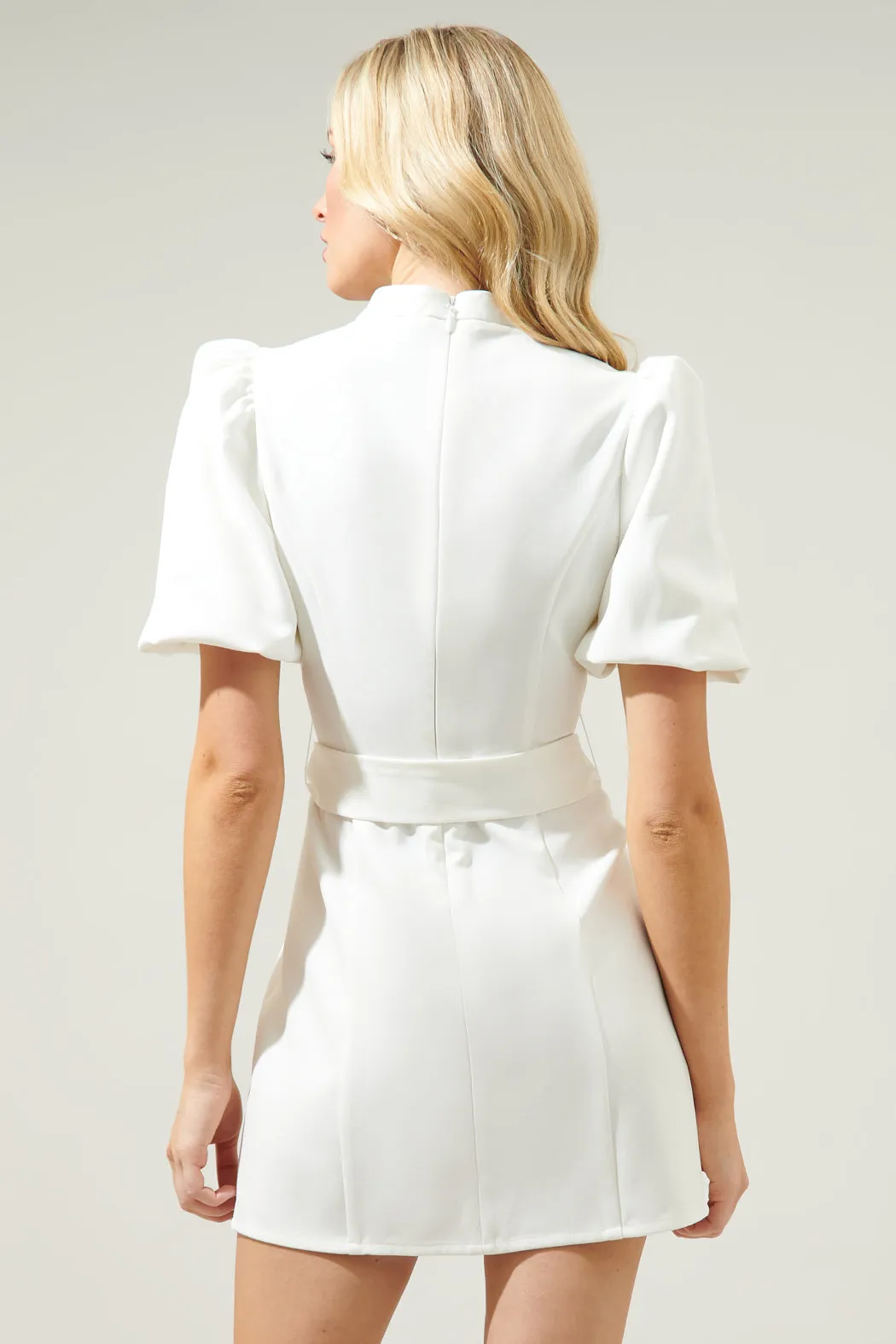 Chelsea Bubble Sleeve Mini Dress sold by Sugarlips product image thumbnail 5