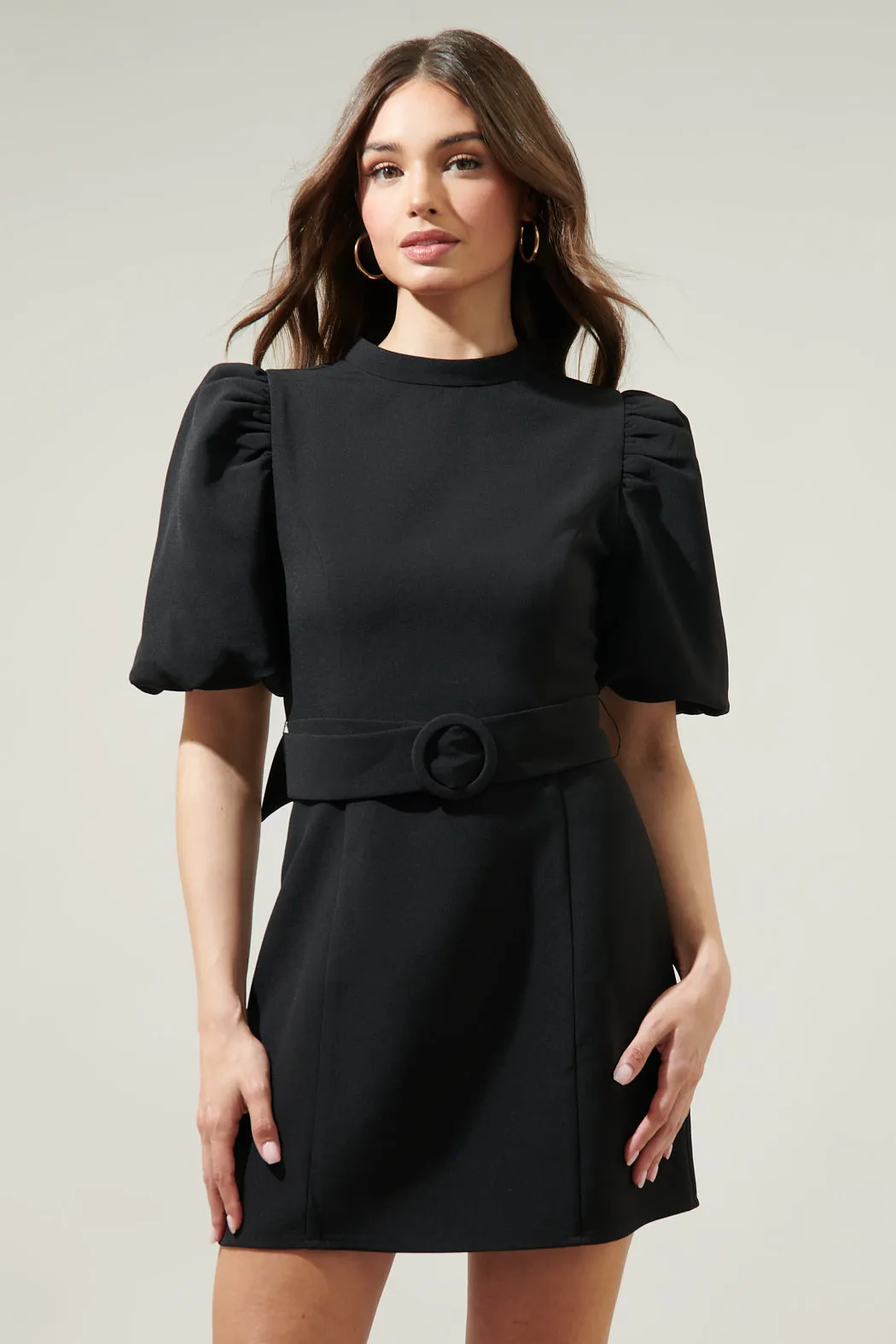 Chelsea Bubble Sleeve Mini Dress sold by Sugarlips product image thumbnail 2