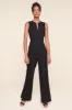 Genevieve Sleeveless Zipper Front Jumpsuit sold by Sugarlips