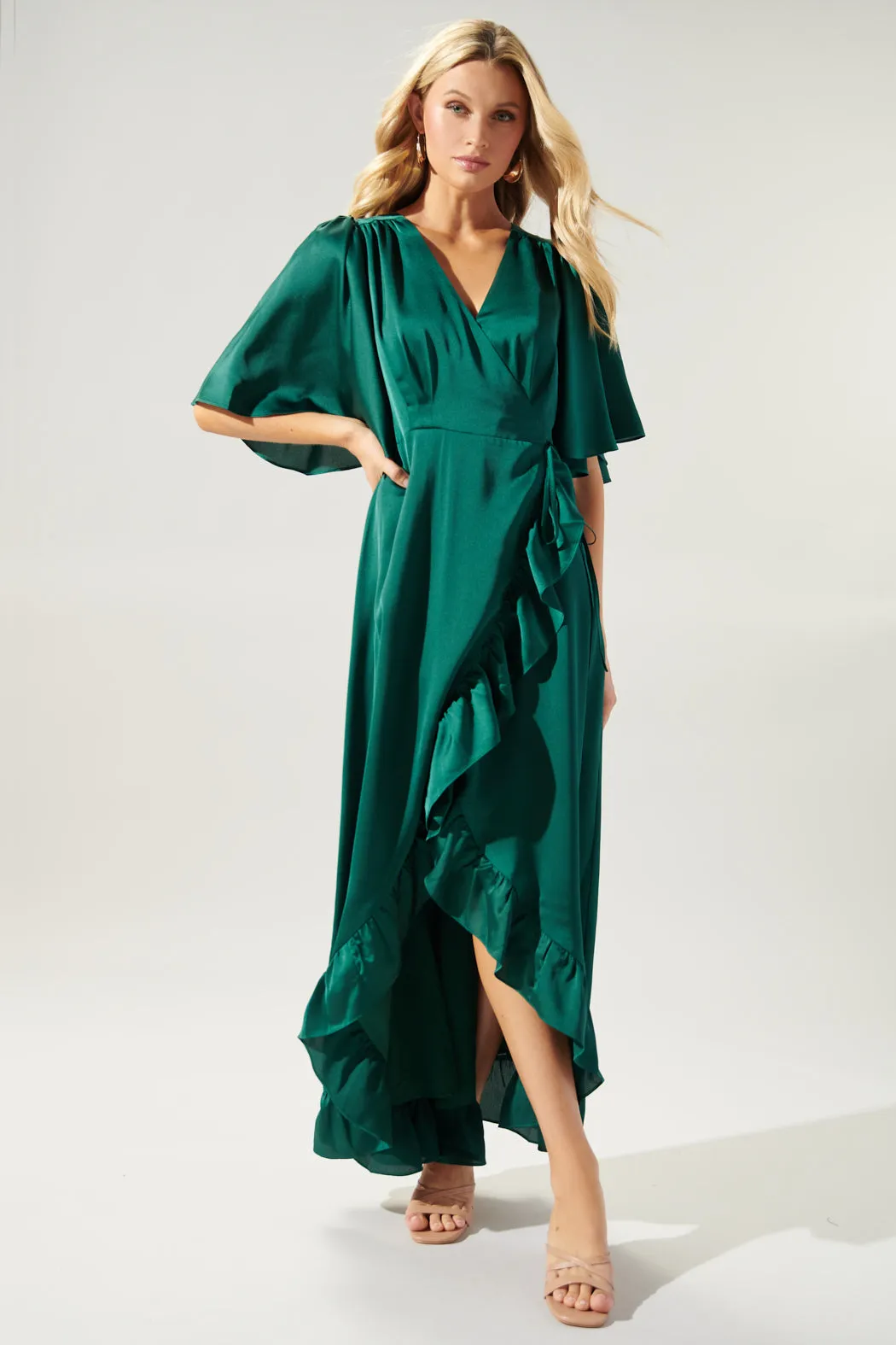One and Only Abelia Hi Low Maxi Dress sold by Sugarlips product image thumbnail 2