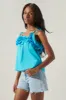Harlett Ruffle Tie Strap Tank sold by Sugarlips