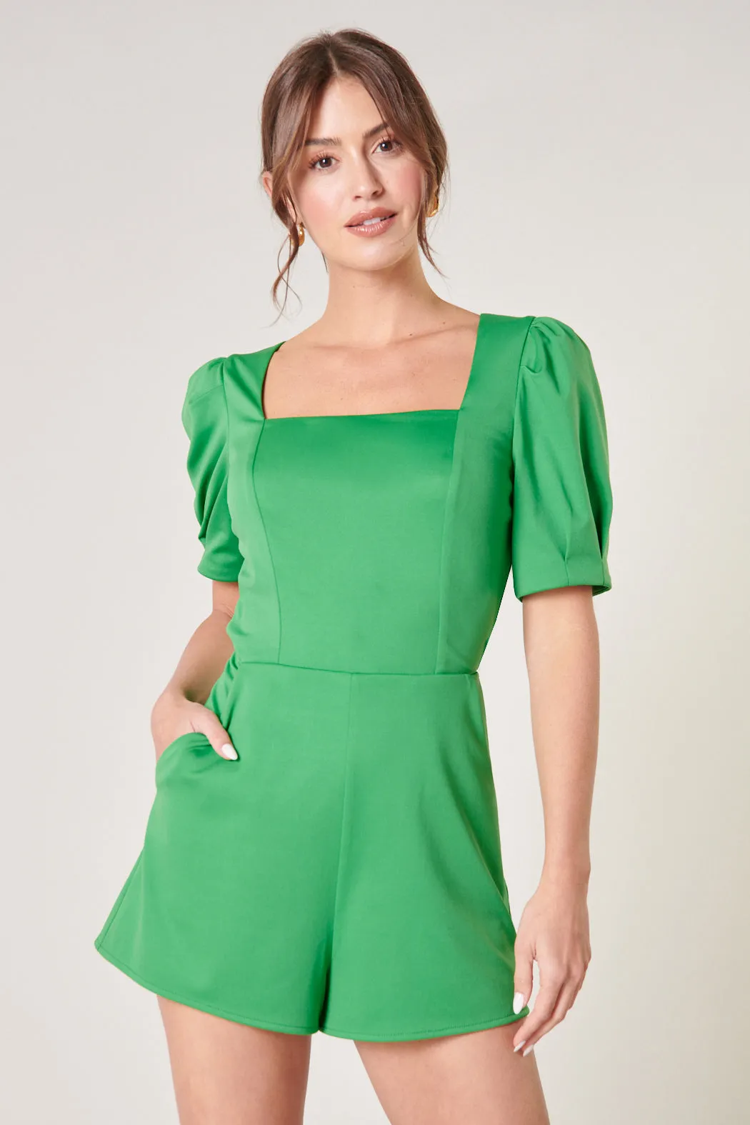 Of the Essence Back Cutout Romper sold by Sugarlips product image thumbnail 3