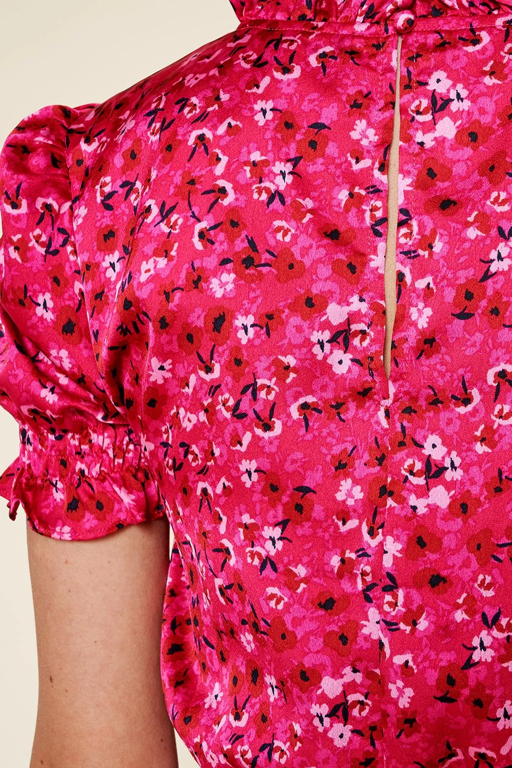 Zoya Floral Puff Sleeve Top sold by Sugarlips product image thumbnail 5