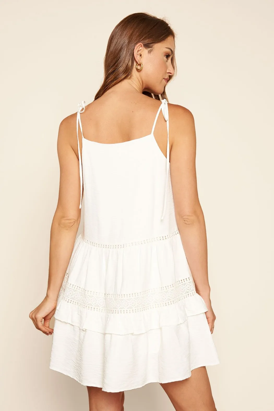 All About You Lace Trim Mini Dress sold by Sugarlips product image thumbnail 4