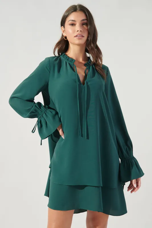 Karyssa Double Layer Trapeze Dress sold by Sugarlips