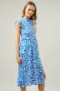 Palmas Amira Smocked Midi Dress sold by Sugarlips
