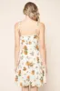 Arancia Mini Flared Orange Print Dress sold by Sugarlips