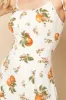 Arancia Mini Flared Orange Print Dress sold by Sugarlips