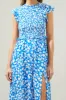 Palmas Amira Smocked Midi Dress sold by Sugarlips