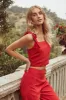 All Night Shoulder Tie Crop Top sold by Sugarlips
