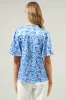 Dew Drop Ruffle Split Neck Dupont Top sold by Sugarlips