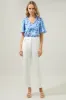 Dew Drop Ruffle Split Neck Dupont Top sold by Sugarlips