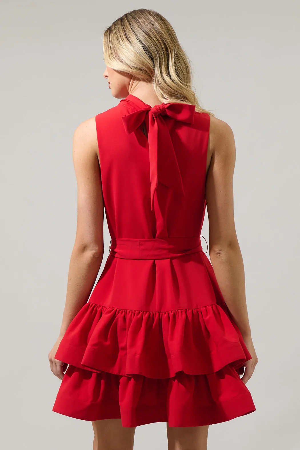 Teresa Ruffle Tiered Mini Dress sold by Sugarlips product image thumbnail 2