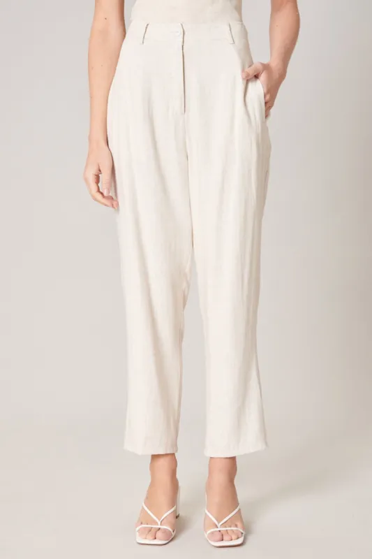 Saint Barts Linen Tapered Pants sold by Sugarlips