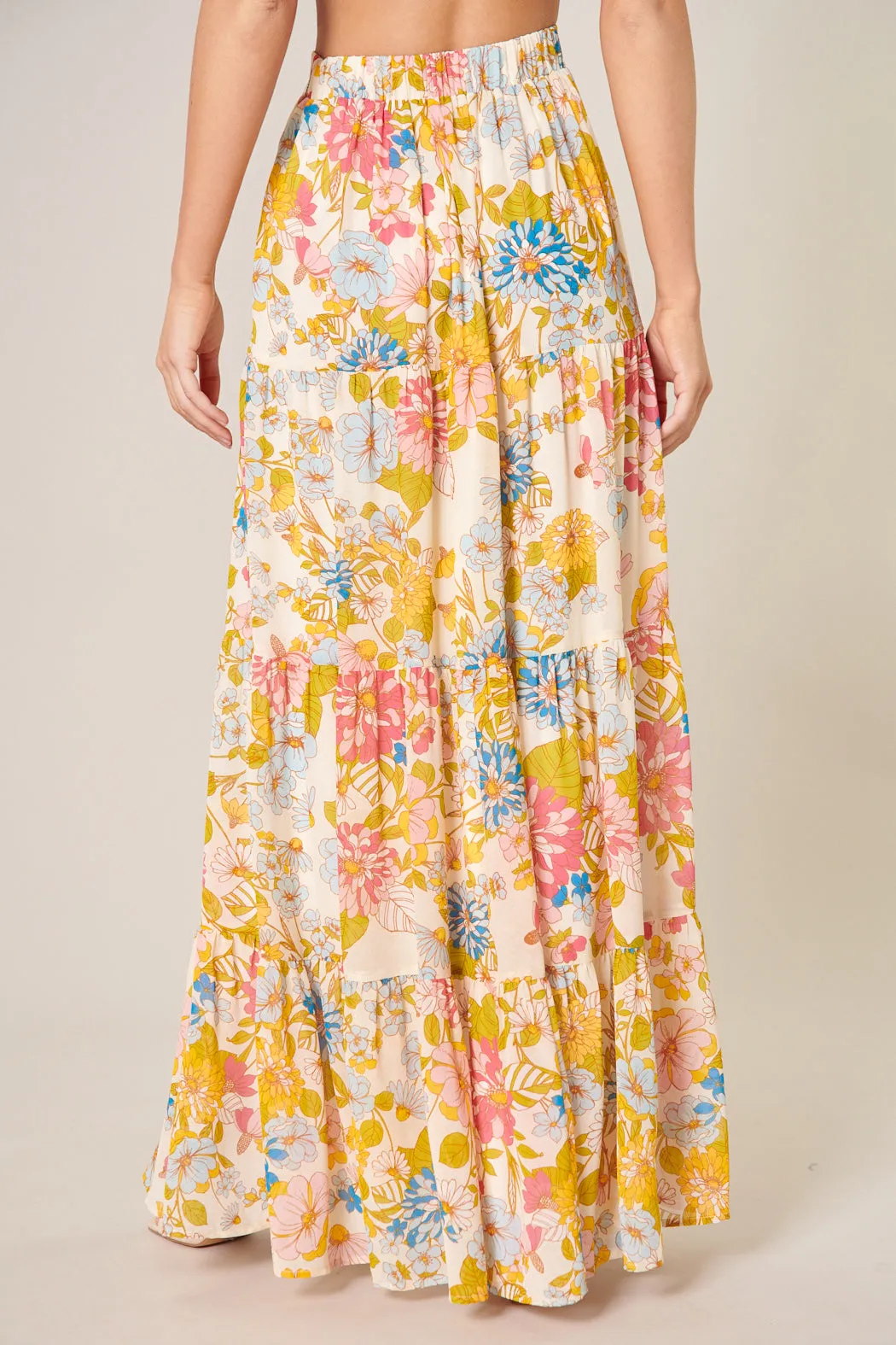 La Rochelle Bellingham Tiered Maxi Skirt sold by Sugarlips product image thumbnail 3