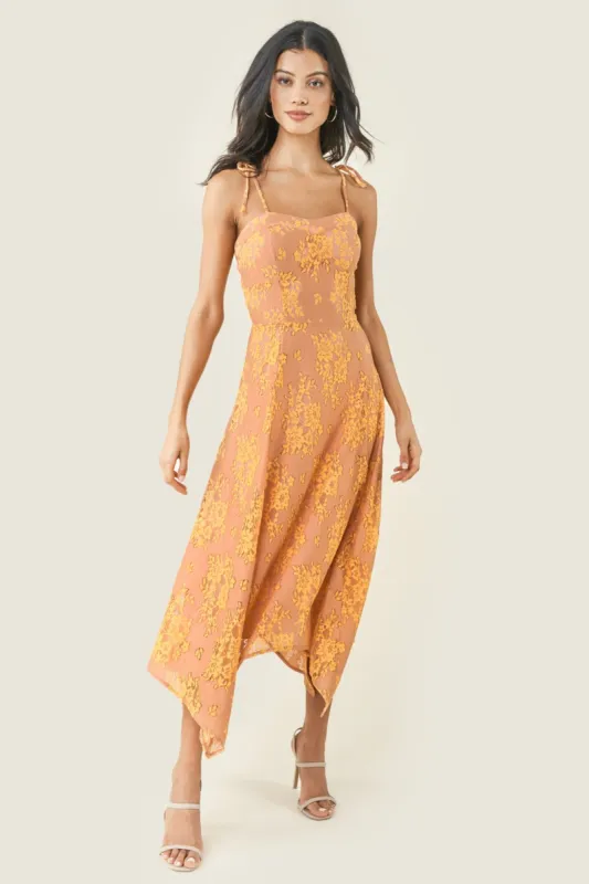 Rhiannon Bustier Lace Midi Dress sold by Sugarlips
