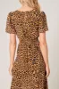 Shaina Leopard Bloom Midi Dress sold by Sugarlips