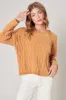 Foster Cable Knit Chenille Sweater sold by Sugarlips