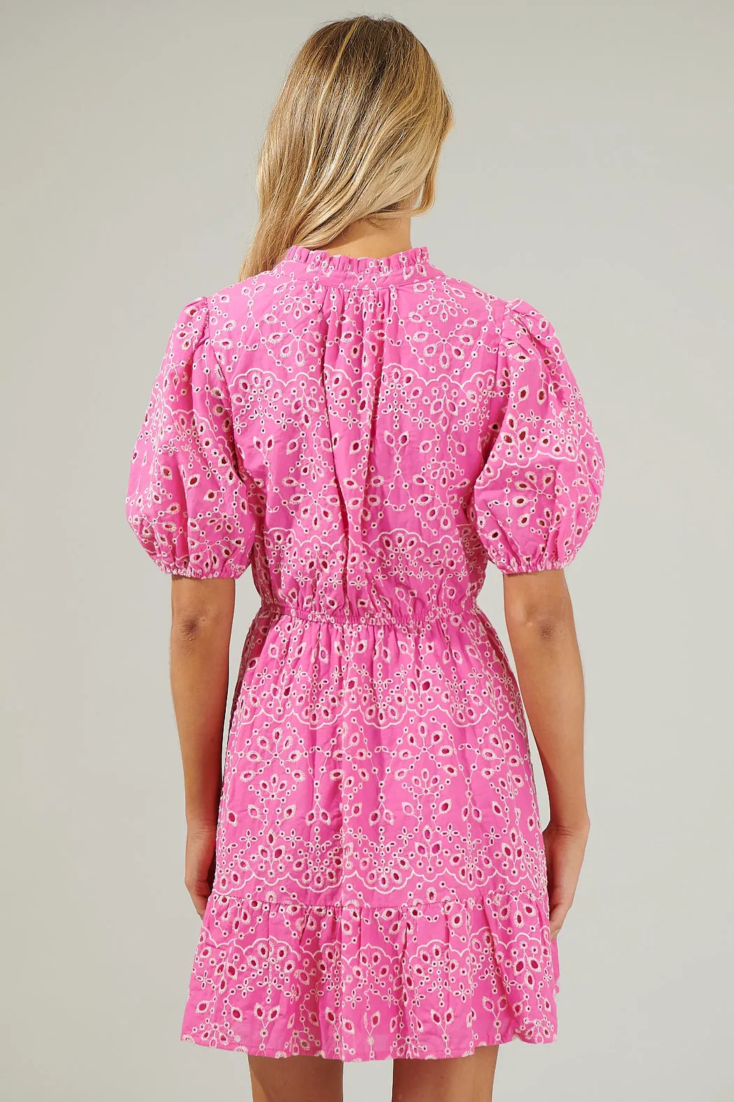 Rosie Eyelet Mini Dress sold by Sugarlips product image thumbnail 2