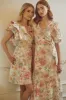 Day Lily Floral Ruffle Mini Dress sold by Sugarlips