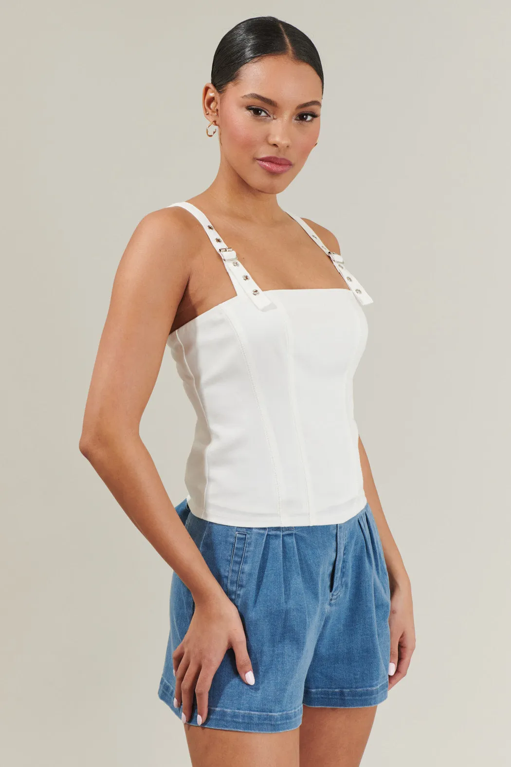 Hailee Sleeveless Bustier Top sold by Sugarlips product image thumbnail 3