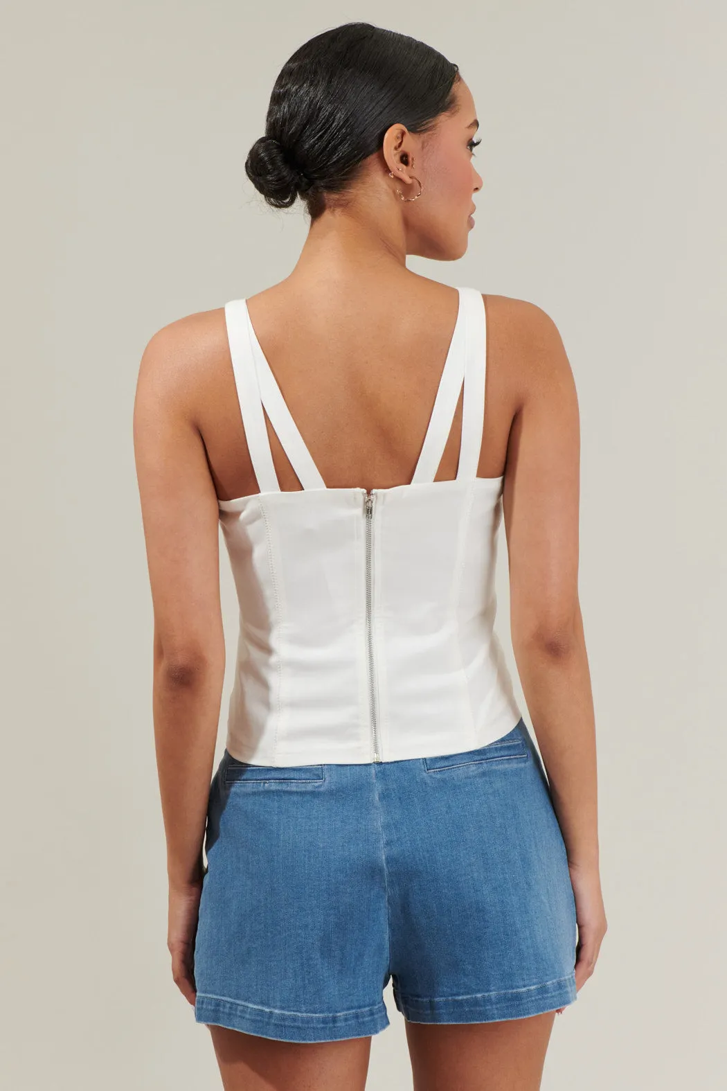 Hailee Sleeveless Bustier Top sold by Sugarlips product image thumbnail 2