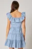Payton Sweetheart Ruffle Mini Dress sold by Sugarlips