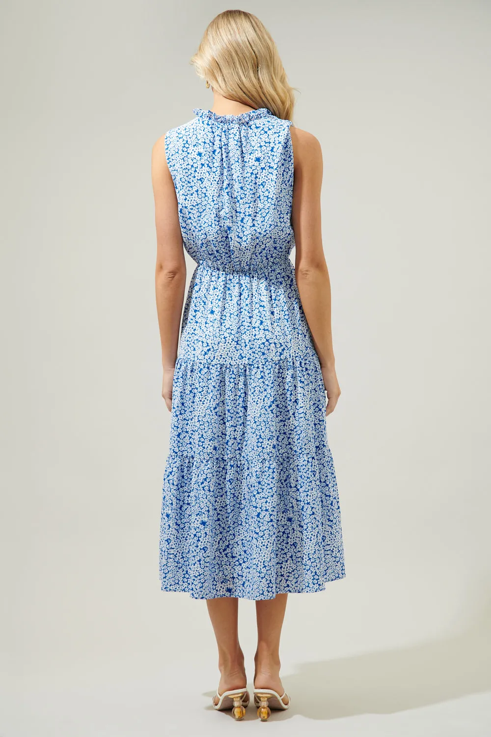 Montgomery Floral Hartford Sleeveless Tiered Maxi Dress sold by Sugarlips product image thumbnail 2