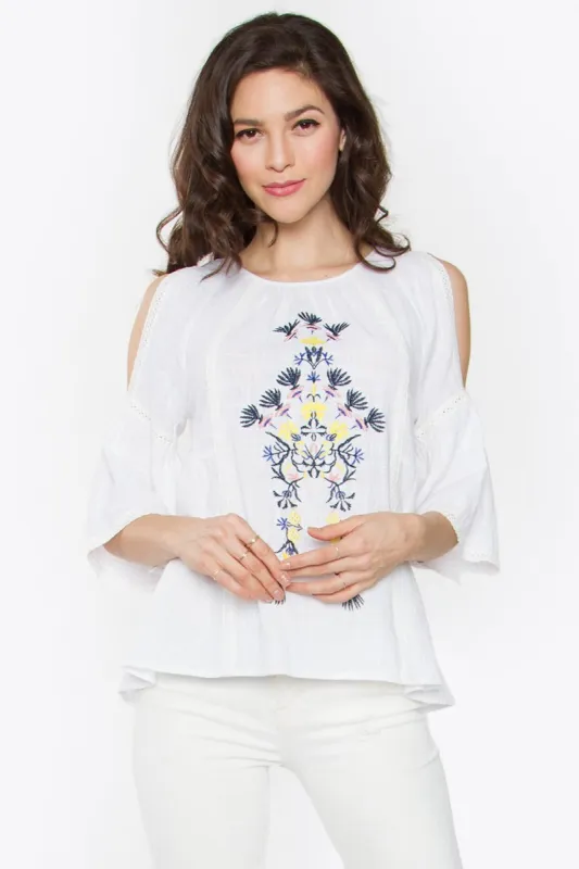 Alba Cold Shoulder Top sold by Sugarlips