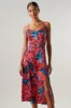 Sweet Romance Satin Parting Ways Midi Dress sold by Sugarlips