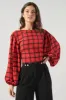 Hampshire Plaid Paradise Valley Long Sleeve Top sold by Sugarlips