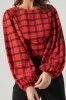 Hampshire Plaid Paradise Valley Long Sleeve Top sold by Sugarlips