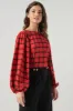 Hampshire Plaid Paradise Valley Long Sleeve Top sold by Sugarlips