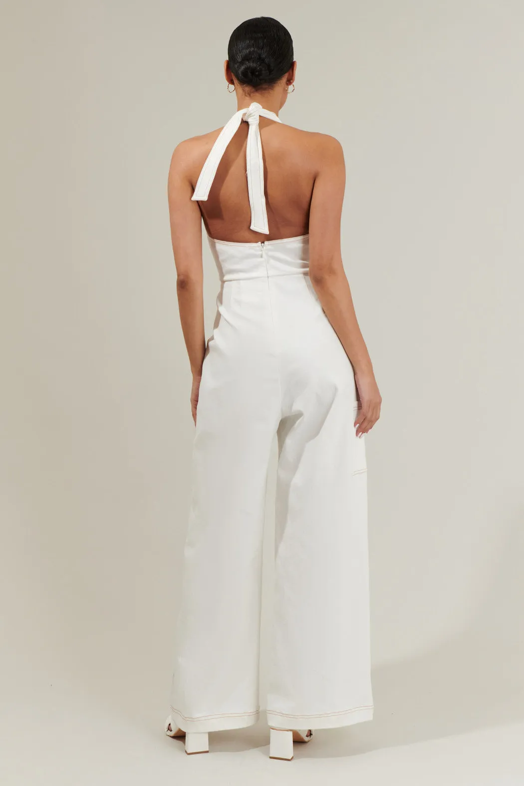 Nixi Halter Neck Jumpsuit sold by Sugarlips product image thumbnail 2